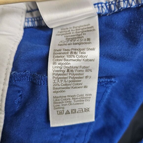 J. Crew Womens Cobalt Blue Chino Shorts Size 4 - Picture 7 of 8